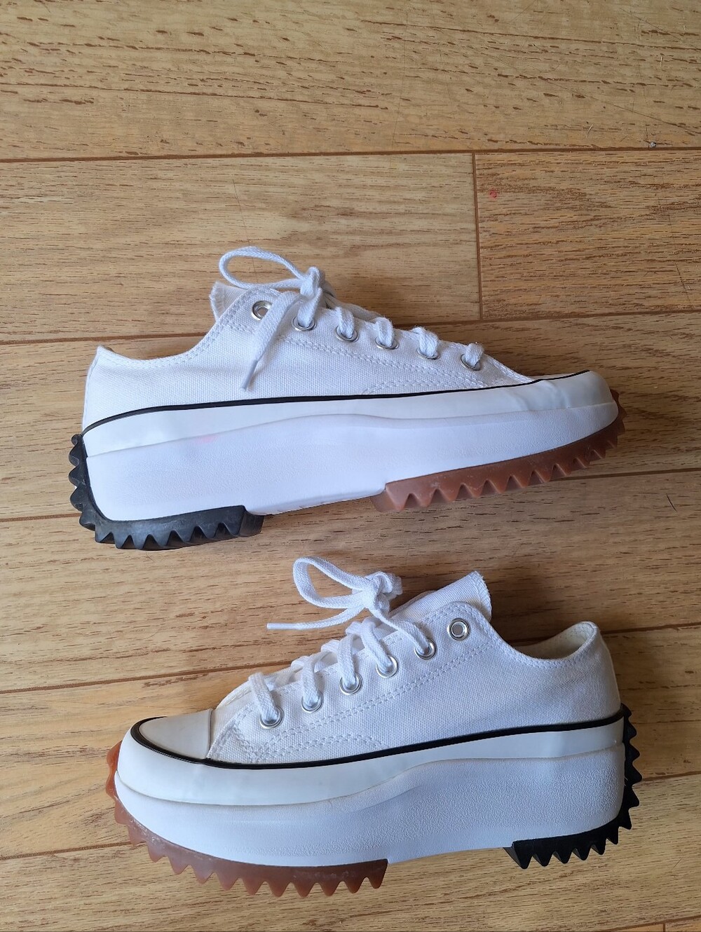 Converse Run Star Hike Low Platform Women's White Size 7 - Picture 11 of 11